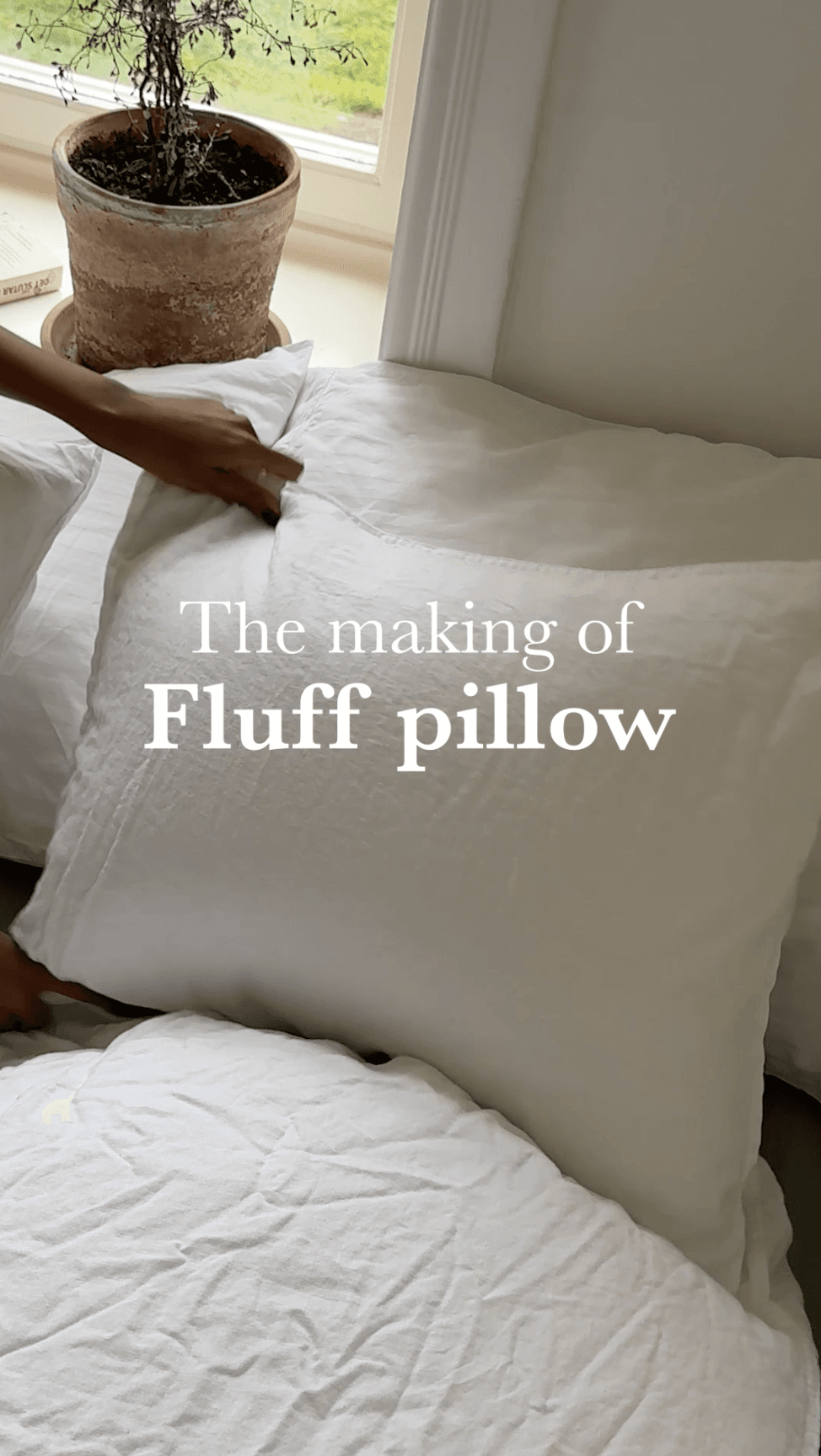 The manufacturing of Fluffy pillow.