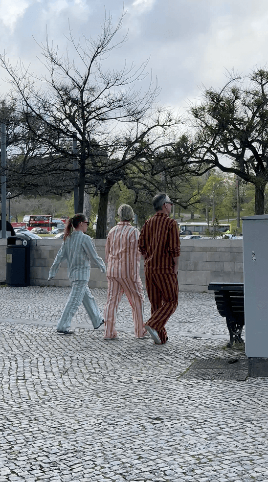 Out and about in your favorite pjs