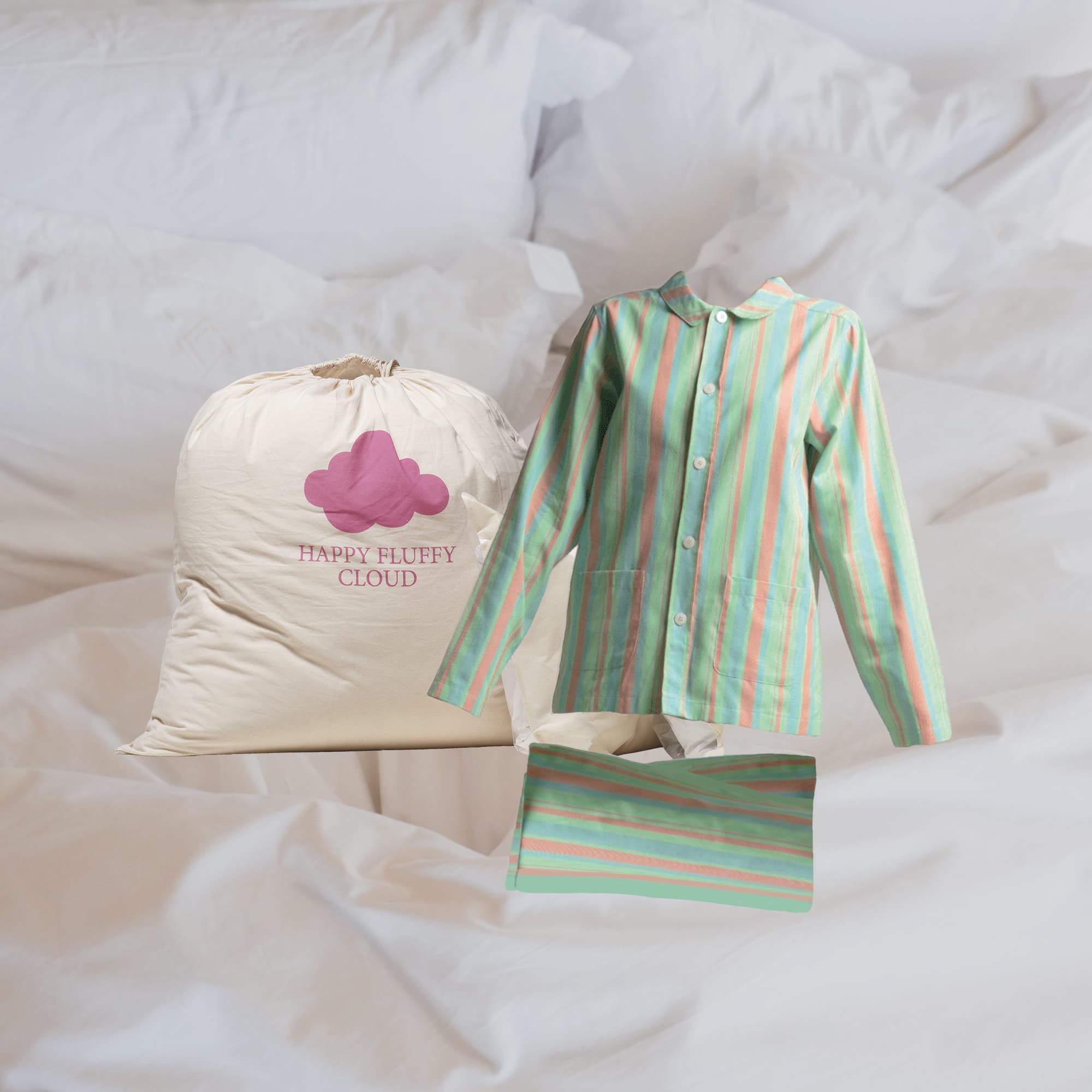 Happy Fluffy Cloud Package Midifluff Double duvet & Nufferton - Uno Wide Leg