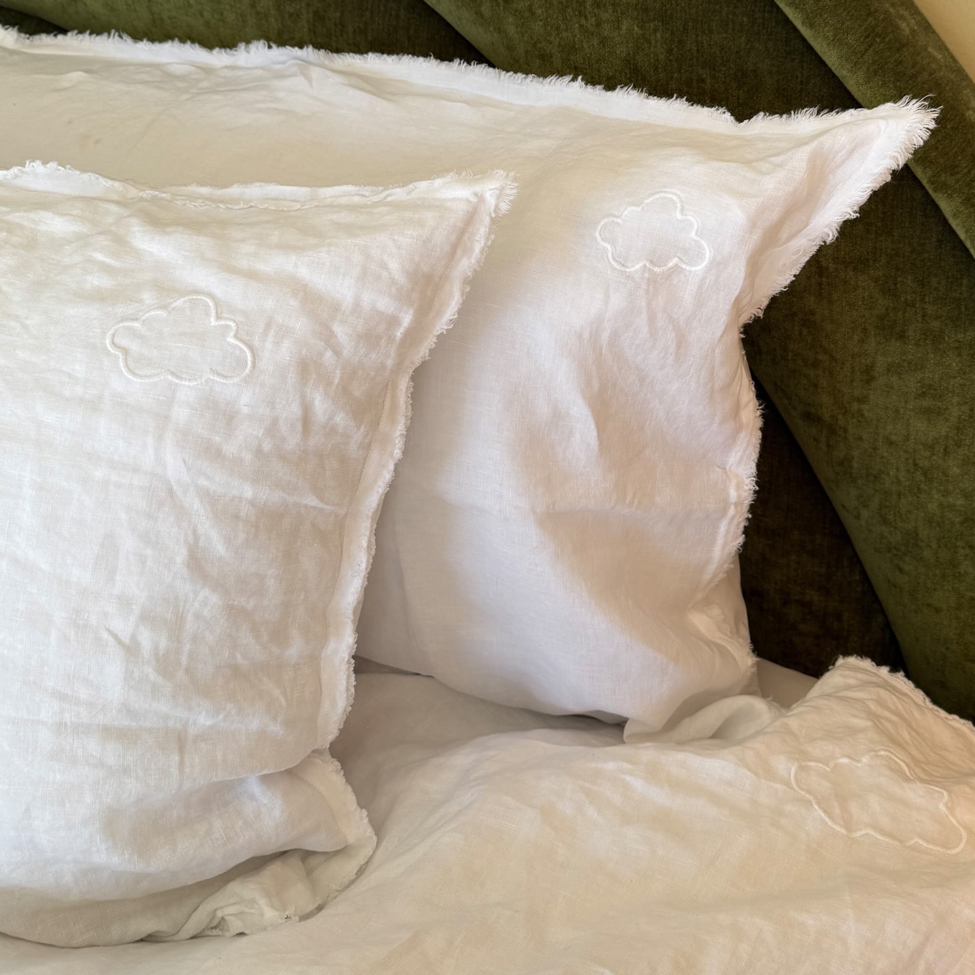 Bedding 2 Pillowcases Small - White