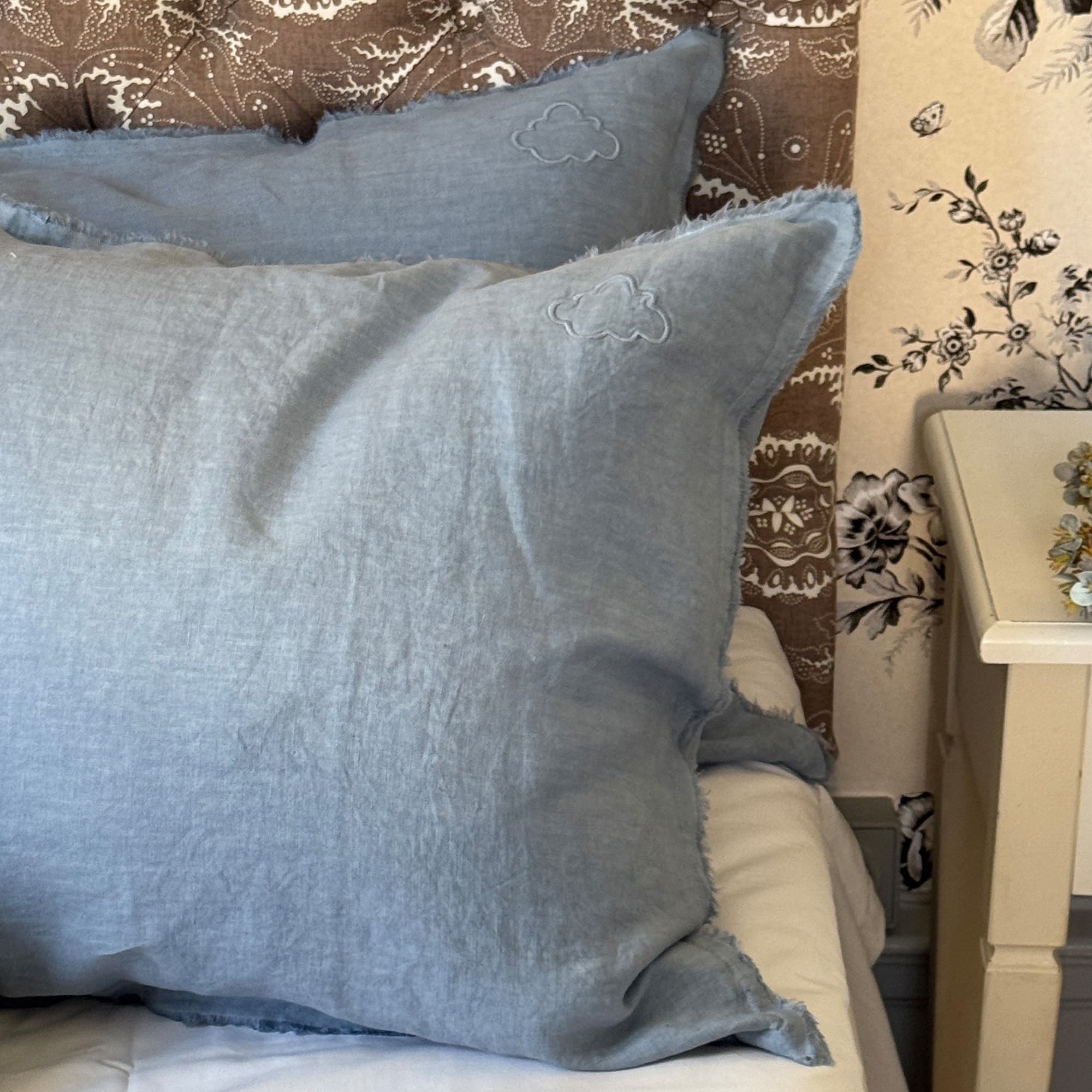 Bedding 2 Pillowcases Small - Blue